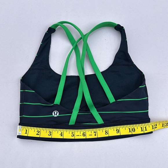 Lululemon Energy Bra
Slalom Stripe Inkwell / Green Bean - Picture 7 of 9